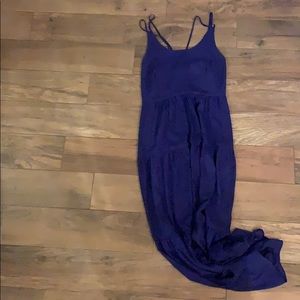 Navy Blue LOFT maxi dress